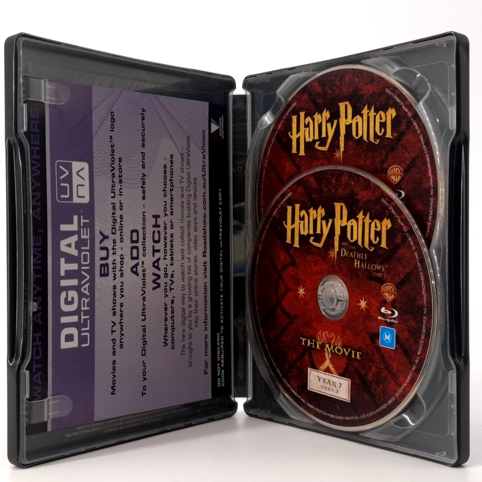 Harry Potter and the Deathly Hallows: Part 1 (2010) | Steelbook | Blu-ray, Reg B - Image 3 of 4