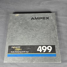 Ampex 499 Grand Master Gold 1/4" 7" Reel To Reel Audio Tape Used Boxed Untested