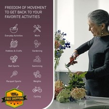 PUSH MetaGrip Thumb Brace, Left Hand Large, Arthritis Pain Relief, Stabilizer