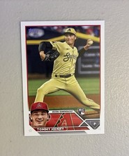 2023 Topps Series Two Tommy Henry Rookie Baseball Card #336. rookie card picture