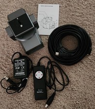 Bescor MP-101 Motorized Pan Tilt Head w/ AC Adapter, RE-50 50ft Cable  Remote