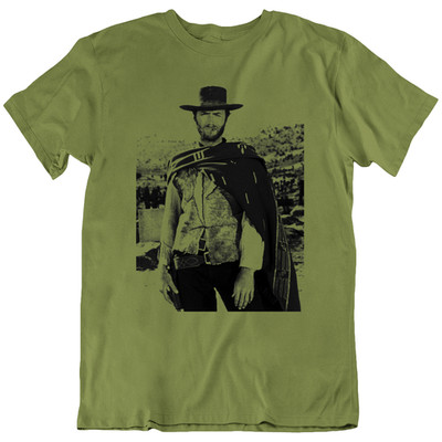 Clint Eastwood Cowboy The Good Bad Ugly The Outlaw Movie T-Shirt Tee Gift New