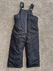 Carters 3T Black Snowbibs Snowpants Never Been Worn Mint Condition! — photo 1