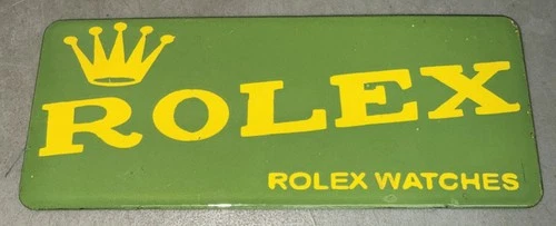RARE VINTAGE ROLEX WATCHES PORCELAIN SERVICE SALES SIGN ADVERTISING DEPARTMENT