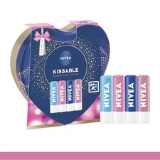Image of Nivea Kissable Moments of Lip Joy Gift Set | BNIB | - 4 Full Size Balms