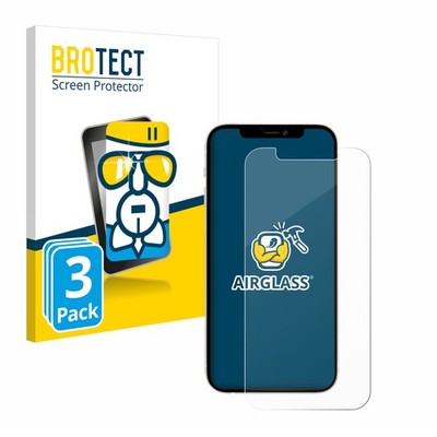 3x Panzerfolie Schutzglas für Apple iPhone 12 / 12 Pro Displayschutz
