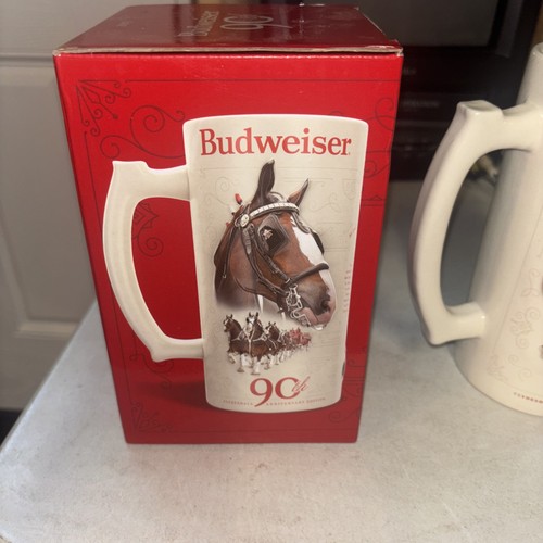 2023 BUDWEISER 90th ANNIVERSARY HOLIDAY STEIN Keramik Neu mit Box - Bild 7 von 7