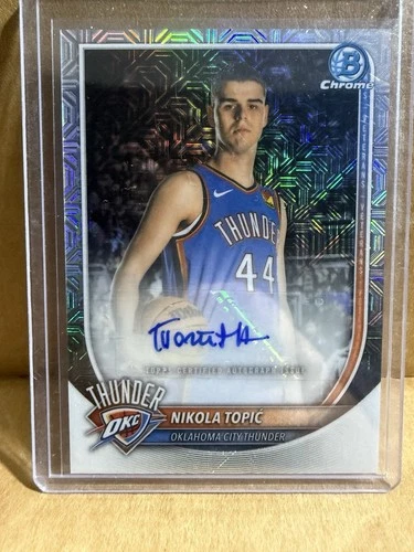 2025 Topps Chrome Nikola Topić Signature Style (RAW)