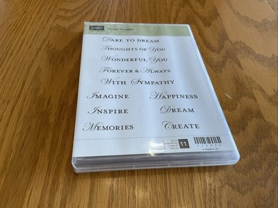 Stampin Up Stamp Set of 11 Loving Thoughts 125845 create memories sympathy dream