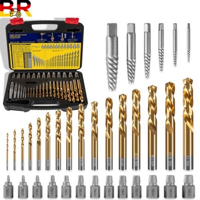 11135ZR 35-Piece Screw Extractor & Drill Bit Set Removal Tool Bolt Stud Removers