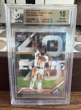 2023 Topps Now⚾️RONALD ACUNA JR #927💥40-70 SEASON MVP BGS 10 PRISTINE🔥Braves