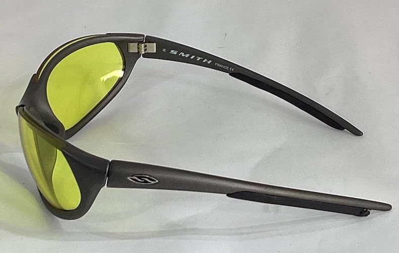 Vintage SMITH OPTICS Stone Mainline Sunglasses Yellow Lense/Case - Image 4 of 4