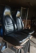 Porsche Recaro 944 911 912 951 964 968 Genuine Oem German Leather Seats