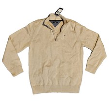 Tommy Hilfiger 1/4-Zip Long Sleeve Pullover Sweater Polo BOYS XL 18-20  NWT 
