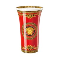 Vase Rosenthal Porzellan Rot Blumenvase Deko Wohnzimmer Modern Design Geschenk