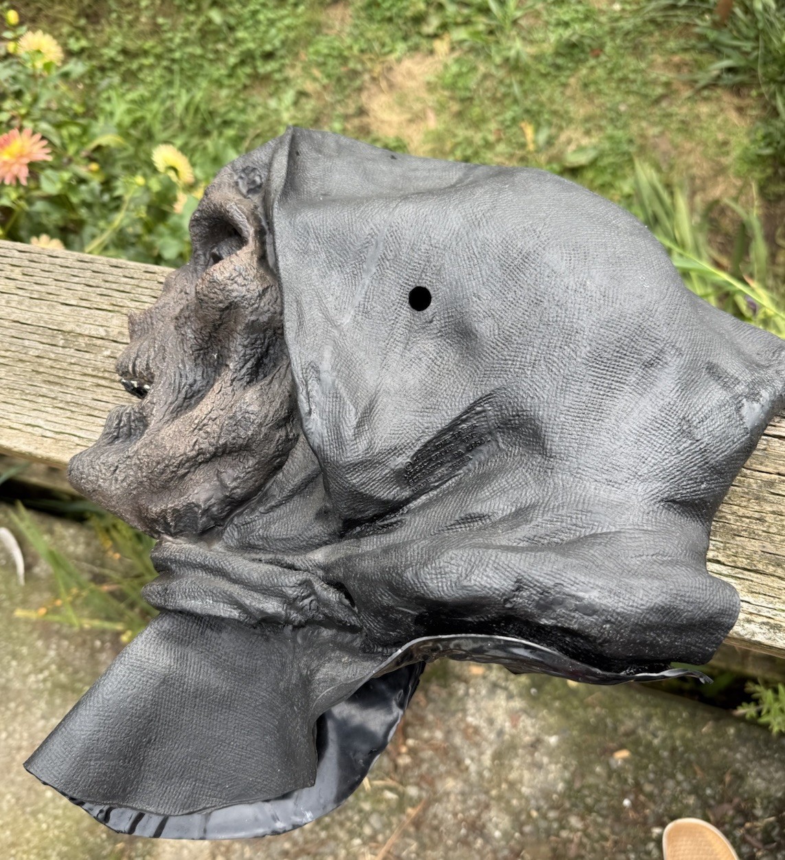 Grim Reaper Latex Halloween Mask 1997 The Paper Magic Group Adult Scary Full