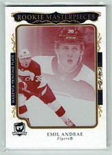 23-24 Upper Deck The Cup Rookie Masterpieces  Emil Andrae  1/1  Printing Plate