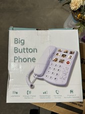 TelPal Big Button Corded Telephone with Speaker for Seniors Elderly, Amplified