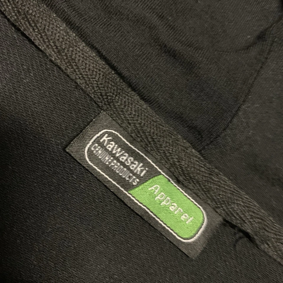 KAWASAKI Sudadera con Capucha Cremallera Carrera Para Hombre Talla Pequeña? Cremallera completa Foto 4 de 4