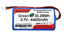 Replacement Battery for 24W Ortizan Bluetooth Speaker IPX7, 4400mAh with JST-XH