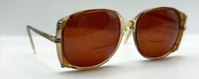 Vintage Elan 553 Brown Oval Oversized Sunglasses FRAMES ONLY