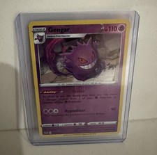 Pokémon Gengar 85/202 Sword Shield Reverse Holo NM  Top Loader & Sleeve
