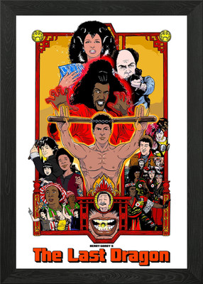 The Last Dragon Movie Poster Framed Wall Art Poster Canvas Print Picture