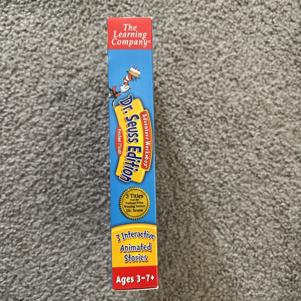 Adventure Workshop Preschool-1st Grade 2002 PC CD-ROM Dr. Seuss: 3 Titles Sealed - Image 4 of 4