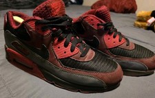 Rare Nike Air Max 90 Essential Team Red Black...