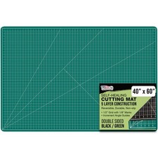 40" x 60" GREEN/BLACK Self Healing 5-Ply Double Sided Durable Cutting Mat
