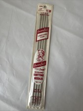 Vintage Susan Bates Size 7 Double Point Knitting Needles 7Inch Set of 4 No.11107