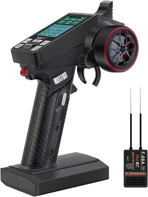 HOTRC CT-8A RC Transmitter and Receiver 8 Channel 2.4Ghz Hand Controlled RC Car 