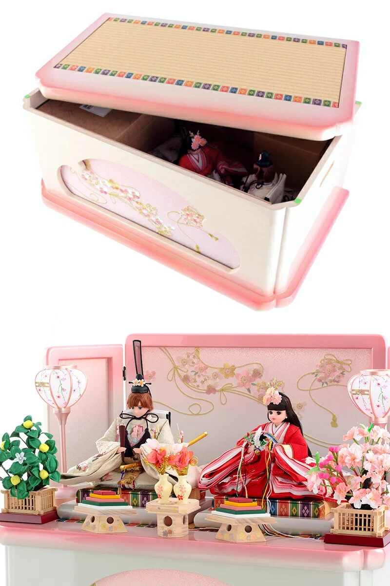 Licca-chan Hina Doll Easy Storage Compact Kuzuki x Takara Tomy