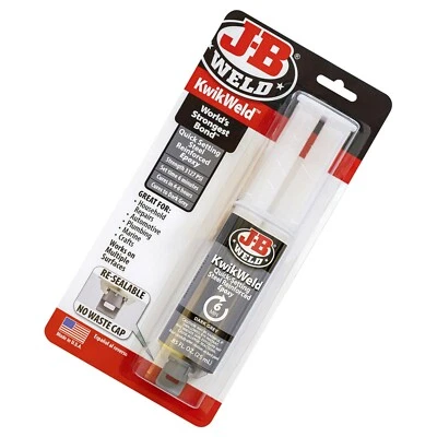 SOLA JB J-B Weld 50176 - KwikWeld Quick Setting Steel Reinforced Epoxy Glue 6 Minutes