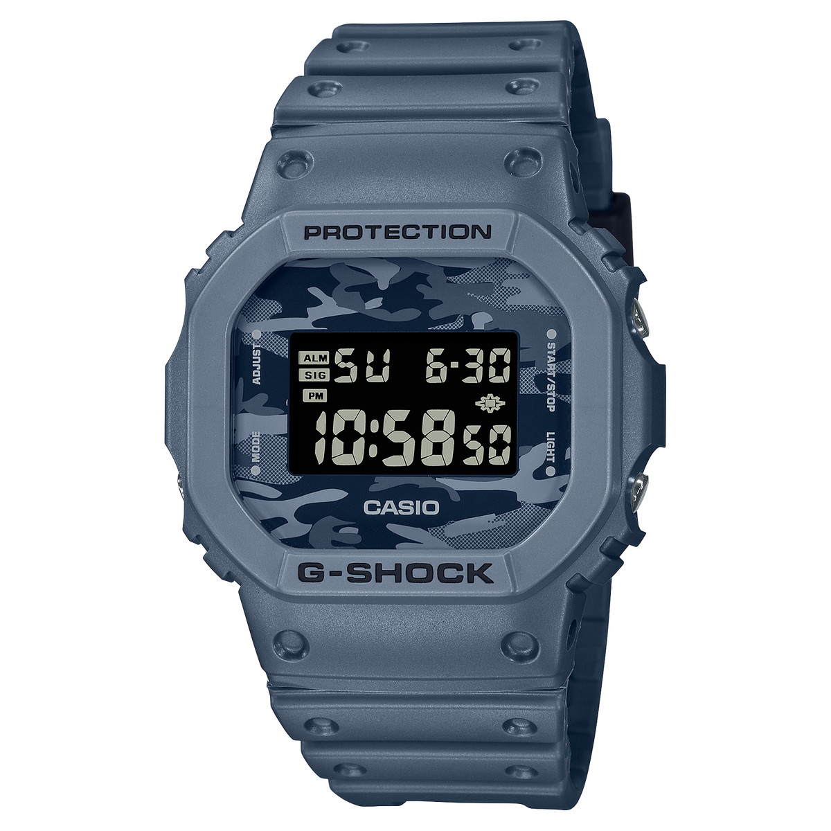 Casio G-SHOCK DW-5600CA-2JF Digital Blue Dial Camo Utility Men 