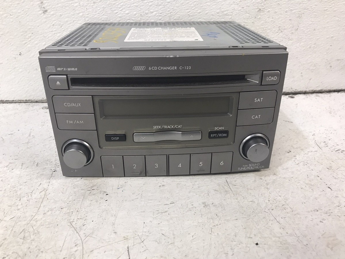 2004-2006 subaru forester radio 6 disc disk CD changer player