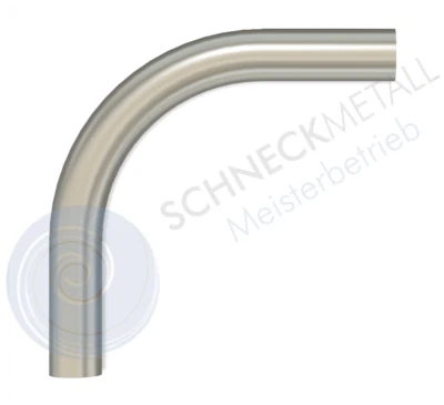 Edelstahl Schweißbogen  90° Grad V2A 42,4 mm Rohrbogen Langbogen Rohr Bogen - Bild 1 von 2