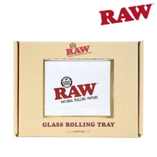RAW Rolling Papers STAR GLASS ROLLING TRAY - Limited Edition - SIZE: 6" x 4"