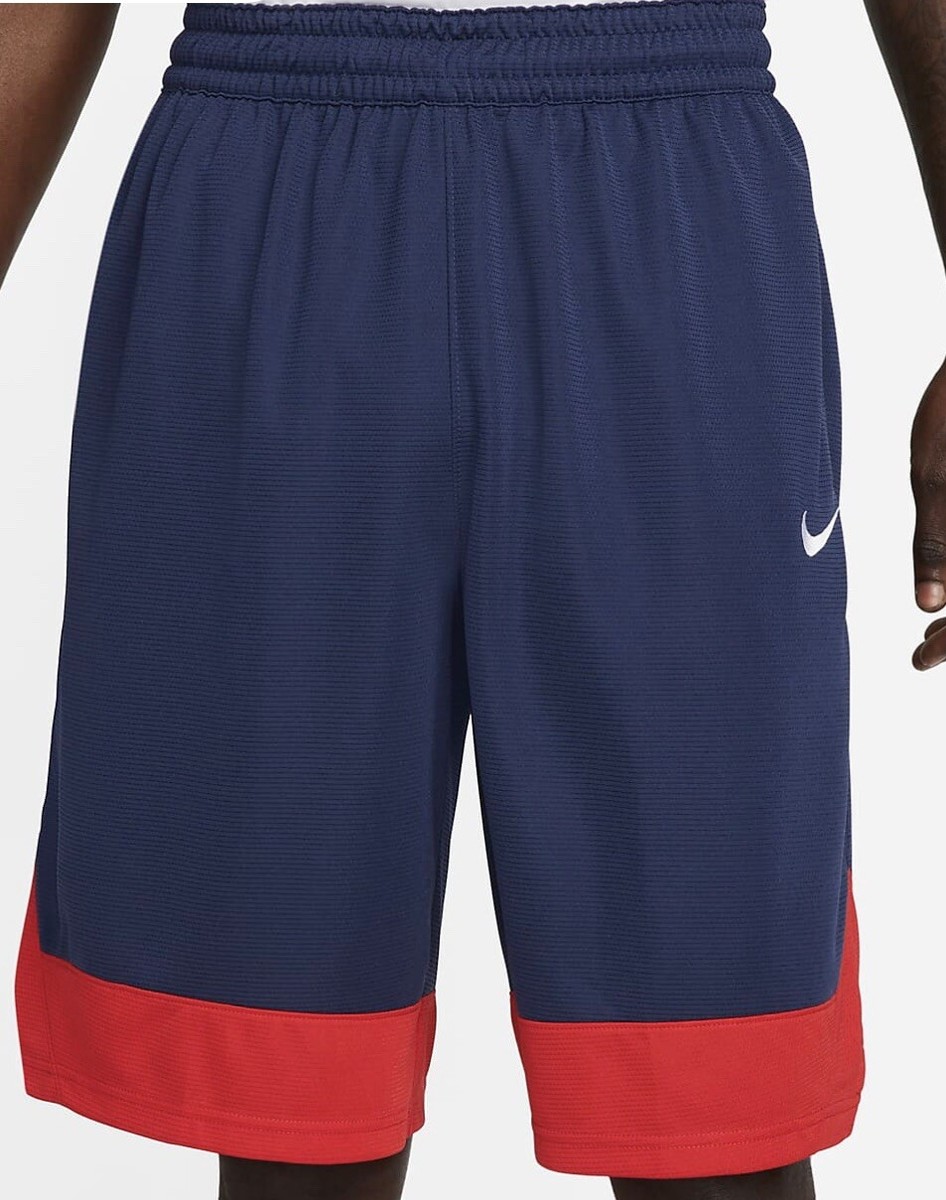 Nike Men's Dri-fit Icon Basketball practice shorts S Navy Blue