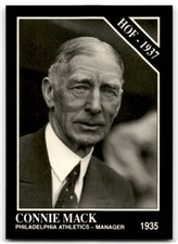 1991 CONLON COLLECTION TSN CONNIE MACK PHILADELPHIA ATHLETICS #47