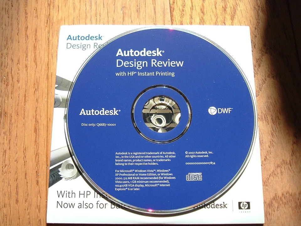 HP Autodesk Design Review instant batch printing management software Q6687-61001 - Image 3 of 3