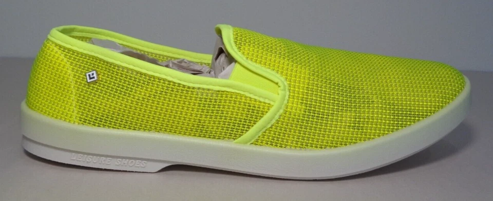 Rivieras Talla 10.5 M Eur 44 RECIF Amarillo Malla Sin Cordones Tenis Nuevos Zapatos para Hombre Foto 2 de 4