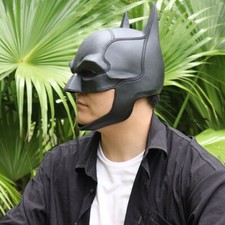 The Batman Dark Knight Helmet Full Mask Bruce Wayne PVC Cosplay Props Halloween