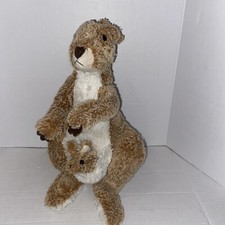 Kangaroo With Baby Plush 14" Fiesta