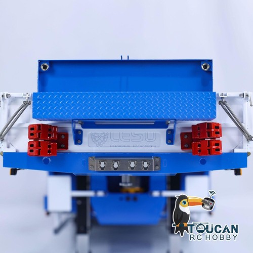 LESU Painted Metal Hydraulic Lifting Tailboard for RC Tractor Truck Car - Picture 12 of 12