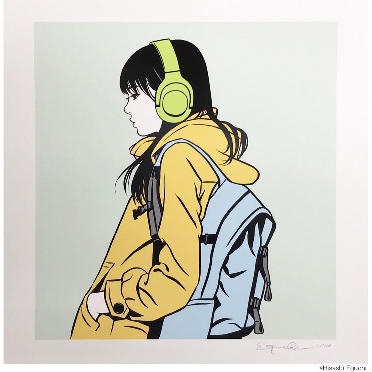 AISHITERU HAGUSHITE. ポップアート SOLD OUT 【鵺】 H297×W420 mm / A3 額装あり デジタルアート
