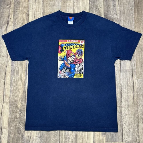Vintage Superman DC Universe Comic Book Graphic T Shirt Men’s Size Large 90s