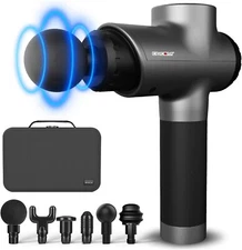 CINCOM Massage Gun, Deep Tissue Percussion Massage Gun Super Quiet Portable Body