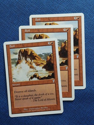 MTG 1x Boil LP Seventh 7th Edition (multi available 2 3 4) Magic