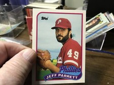 1989 Topps Traded Jeff Parrett #95T Philadelphia Phillies